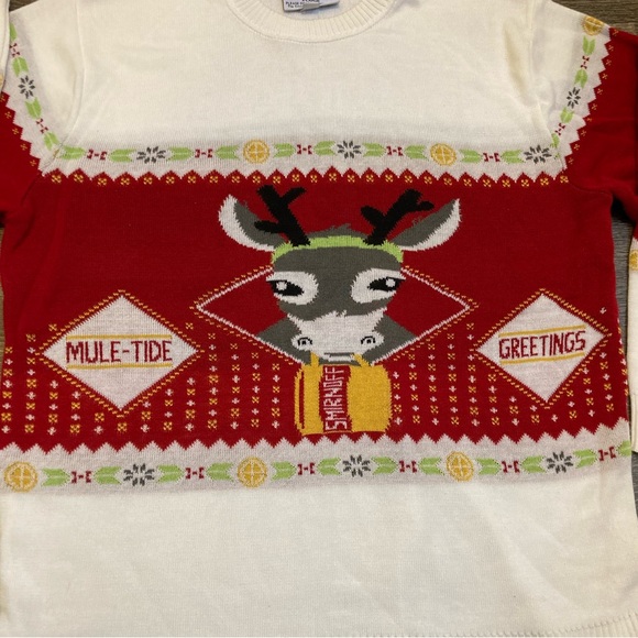 Smirnoff Mule-Tide Greetings Sweater - Picture 2 of 9